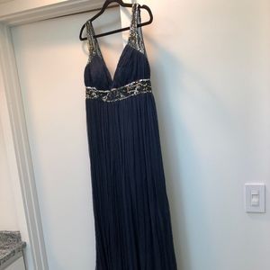 Riva Designs Blue Full-length Gown